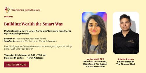Building Wealth the Smart Way event artwork