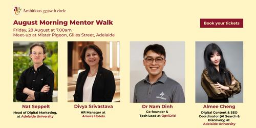 August Morning Mentor Walk artwork