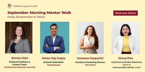 September Morning Mentor Walk artwork