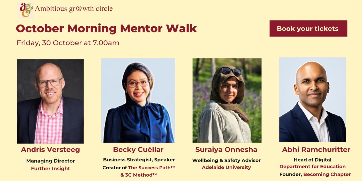 October Morning Mentor Walk artwork